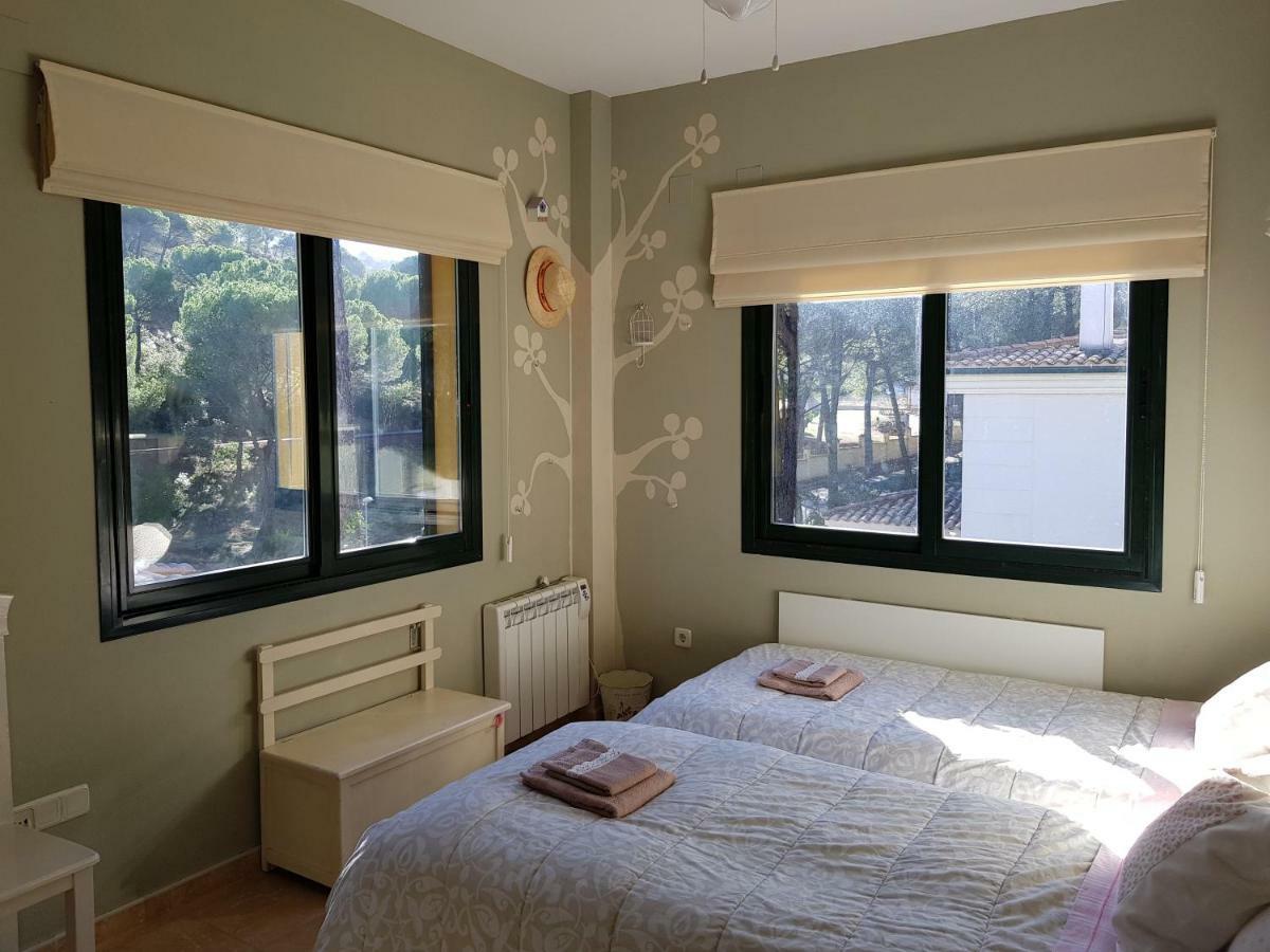 Casa Encantadora Con Piscina Privada Y Chimenea Villa Las Jaras Buitenkant foto